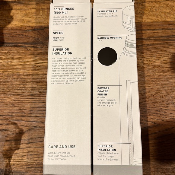 Peloton h2go set of water bottles. BNWT, never used. Pink and blue. - Picture 5 of 5